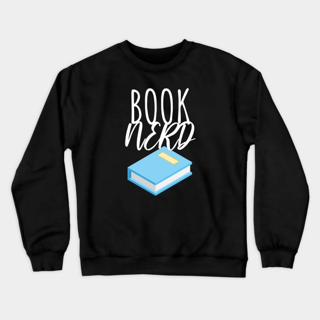 Bookworm book nerd Crewneck Sweatshirt by maxcode